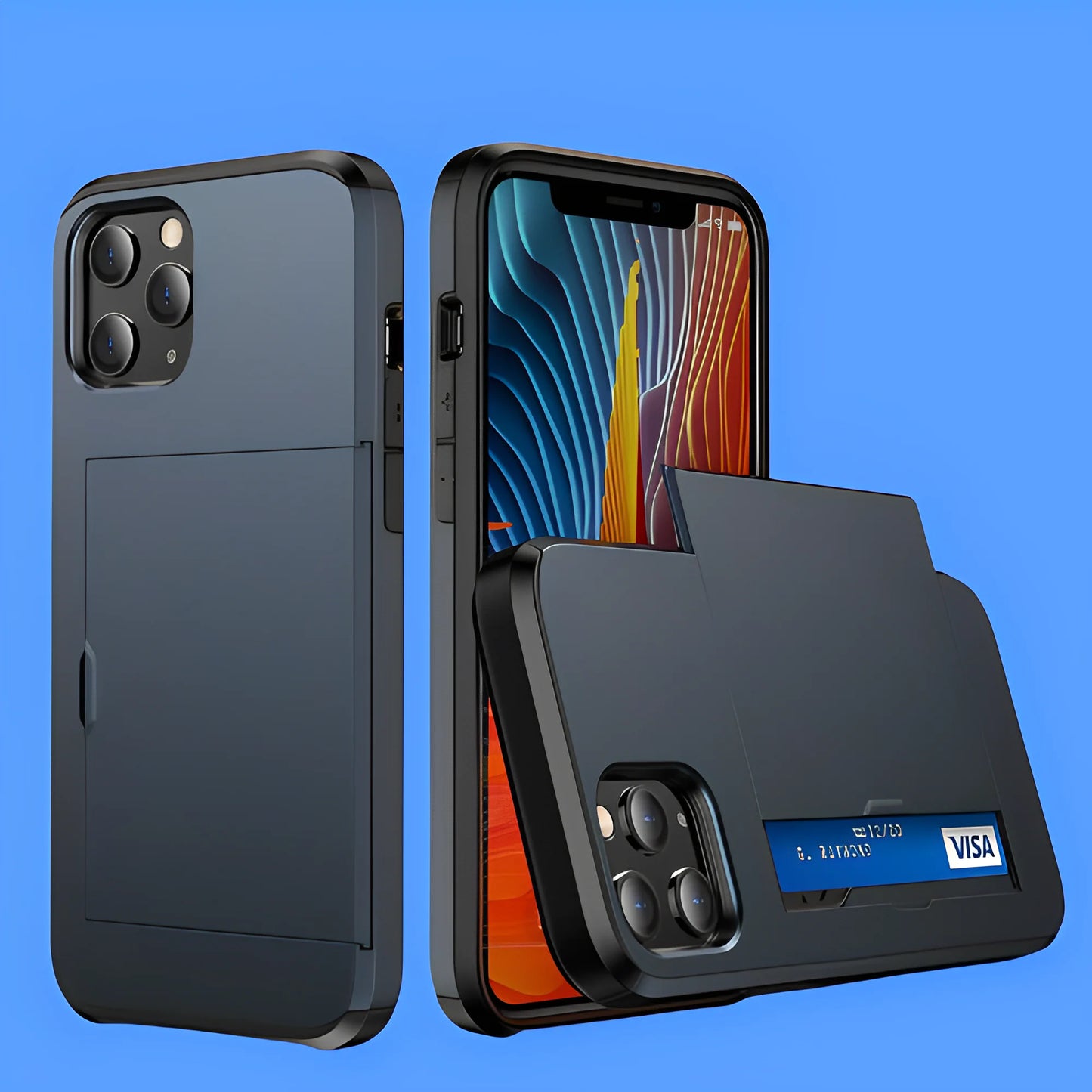 iPhone Protective Hoesje Met Kaartenhouder
