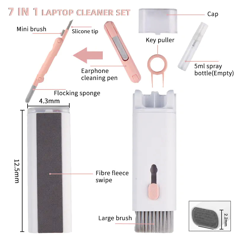 7-in-1 Kit Toetsenbord en Telefoon Reiniger