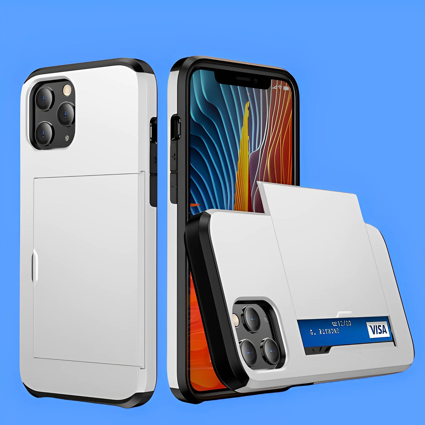 iPhone Protective Hoesje Met Kaartenhouder